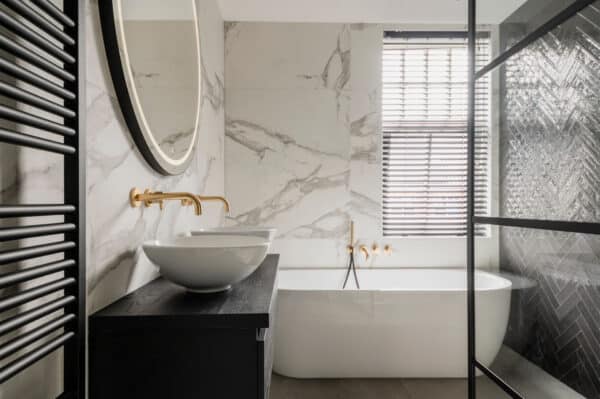 klassieke badkamer, Luxe badkamer
